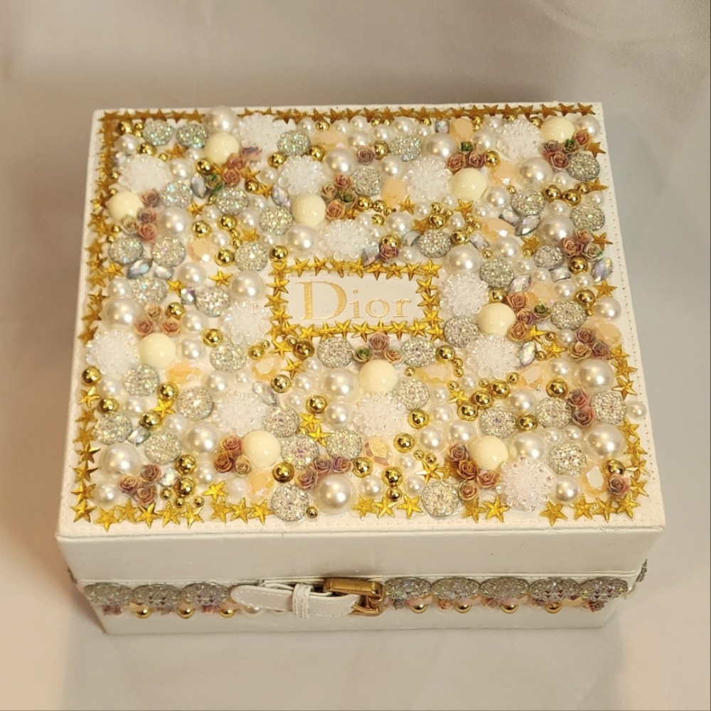 Dior Handmade Pearl Chaos Vintage Jewelry Box